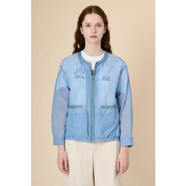 BCBG 니트 배색 점퍼 B3M5R154