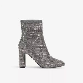 5460479 KG KURT GEIGER Titan gem-embellished heeled ankle boots