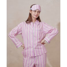 Pastel Stripe Cotton Pajama Set