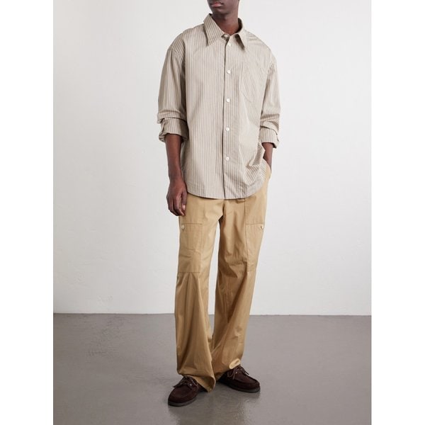 스트라이프 코튼 포플린 셔츠 46376663162992542