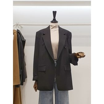 ZOOC [파주점] 쥬크 주크 루즈핏 원버튼 싱글 자켓 V261MSF906