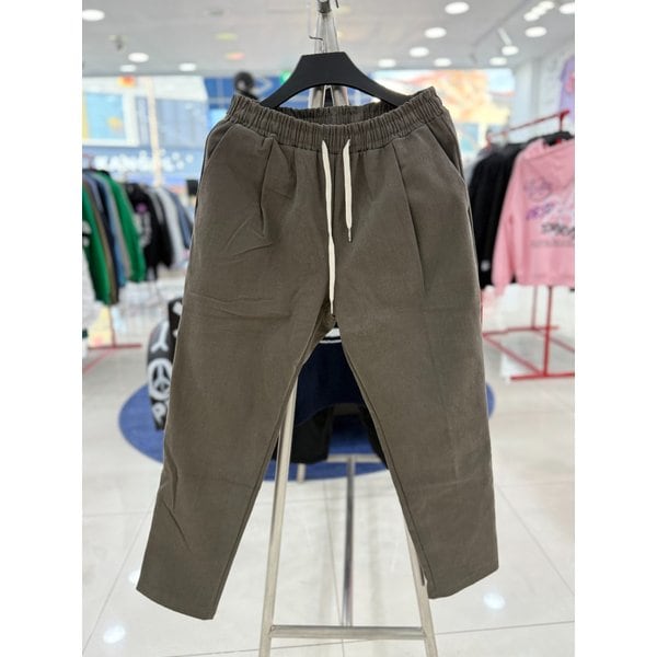[여주점] 기모피치, 면 원턱 팬츠 ,카키JDSN0180B01