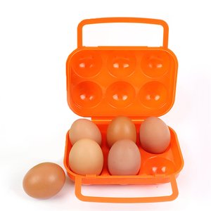 디작소 캠핑랜드 휴대용 6구 계란케이스 달걀보관