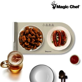 푸드워머 2구 접이식 음식 따뜻하게 보온 실리콘 다이닝 플레이팅 매트