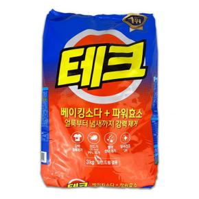 테크 베이킹소다+파워효소 분말세제 3kg -O 생활 (S13876610)