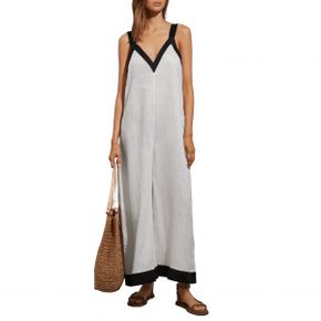 4876031 Reiss Aida Linen Cover-Up Jumpsuit