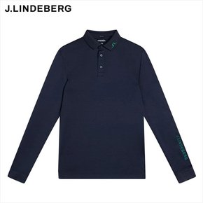 [J.LINDEBERG] 남성 골프 긴팔 티셔츠 / 제이린드버그 골프웨어 투어 테크 롱 슬리브 폴로 / GMJT07634 6881