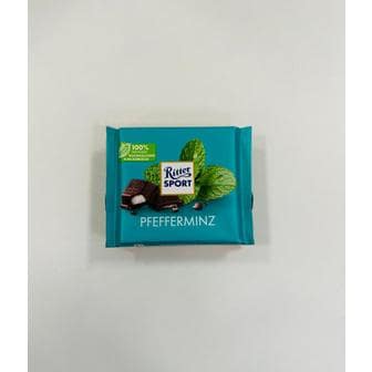  리터스포트 페퍼민트 Rittersport 초콜릿 100g