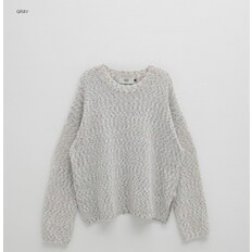 (T-6796)MARINE MULTI SLUB LOOSE FIT KNIT