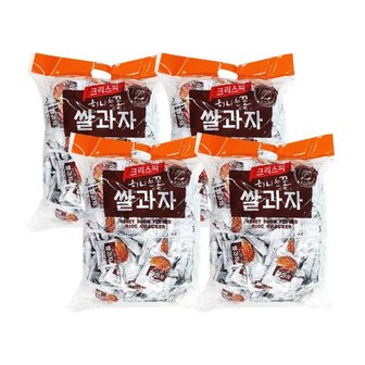  크리스피 허니눈꽃쌀과자920g x 4봉 / 1박스