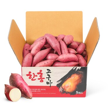 맛젤 [9/19(목)부터 순차출고]해남 황토 단밤고구마 특size (개별 180g~280g) 5kg (고구마 전문기업)