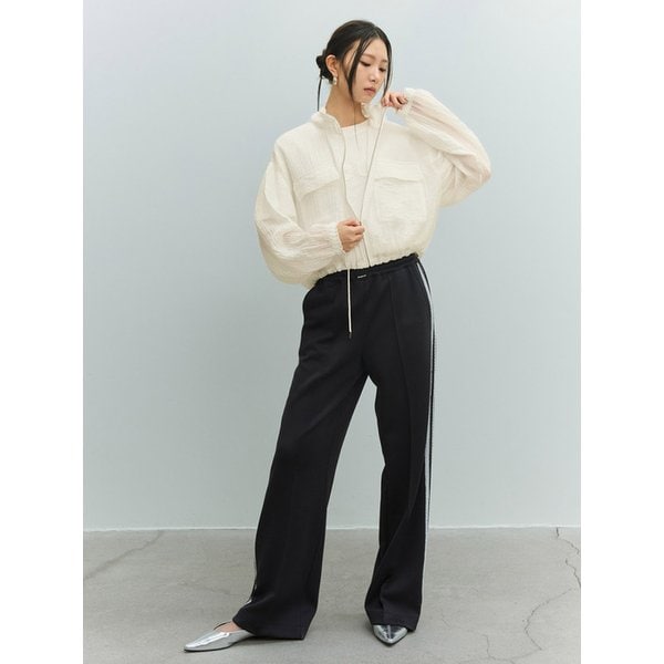 [리오더] 투 플랩 포켓 지퍼드 점퍼_화이트 7215220402