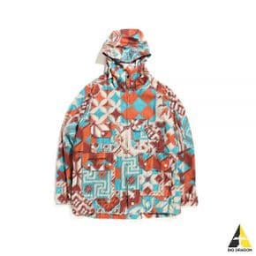 엔지니어드 가먼츠 Atlantic Parka Blue Cotton IslAMI 아미c Tile Print (