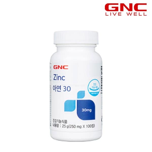 [모바일 GNC 아연 30 (100정) 100일분/온라인공식몰