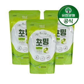 주방세제 포밍 스프레이 리필 500ml 3개