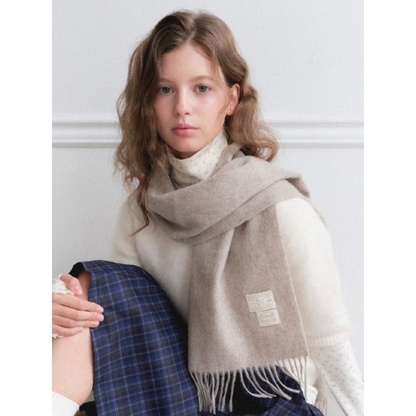 [코코넛 컬러 단독]PREMIUM PURE WOOL 100 MUFFLER - 19 Colors