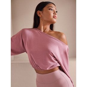 ONE SHOULDER OVER CROPPED TOP_T216TP123