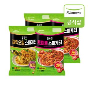 갈릭오일 스파게티(384.8g) x 2개+토마토 스파게티(460g) x 2개..[35843225]