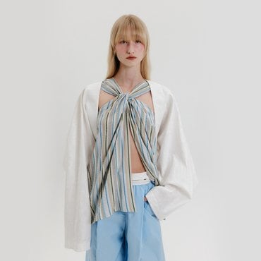 EENK Cropped Jacket - Ivory