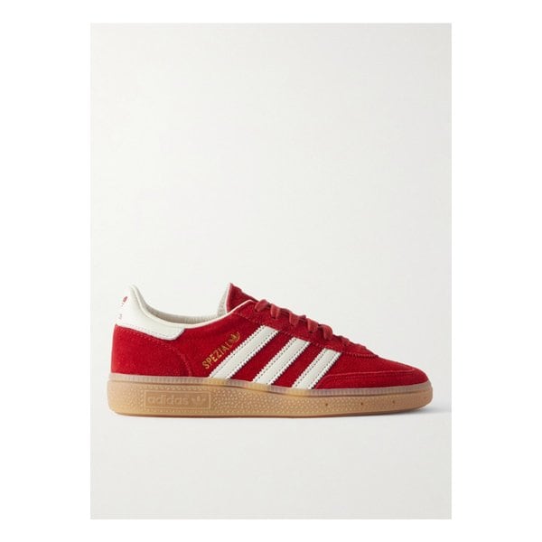 핸드볼 스페지알 가죽 트리밍 스웨이드 스니커즈 레드 46376663162926209