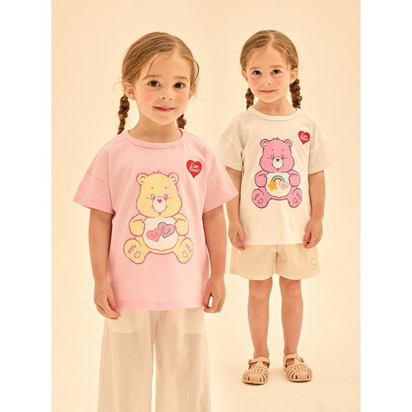 케어베어즈 데일리루즈핏반팔티셔츠