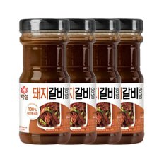 백설 돼지갈비양념 840g x4개