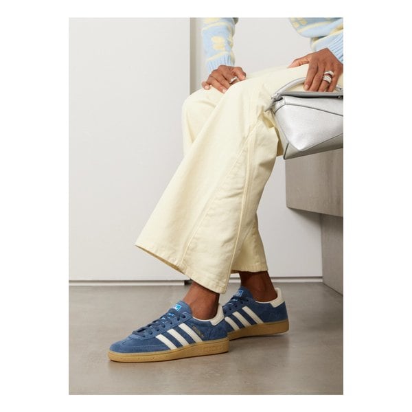 핸드볼 스페지알 가죽 트리밍 스웨이드 스니커즈 블루 46376663162926236