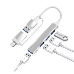 USB 3.0 4포트 멀티허브 C타입 USB타입 넥북 노트북