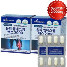 옵티머스 관절 건강 옵티 MSM 2000mg 2박스