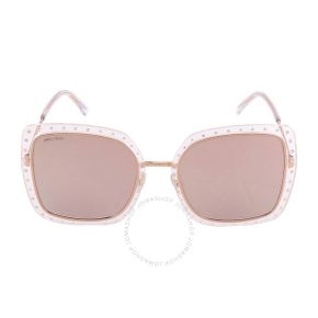 5231706 Jimmy Choo Brown Mirror Square Ladies Sunglasses