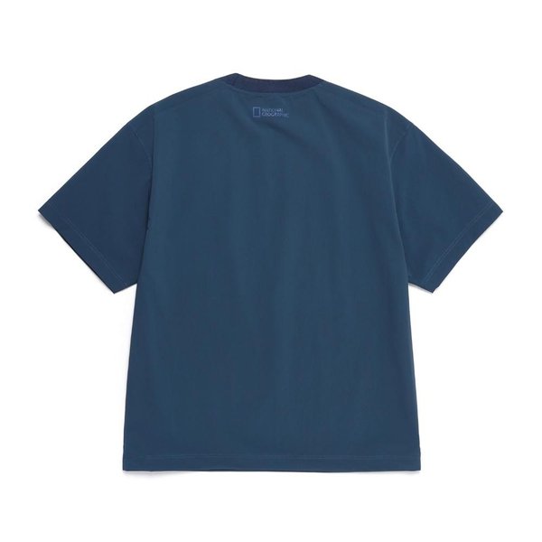 [부산점] N252UTS140 316 내셔널지오그래픽 아델리 경량 우븐 스트레치 라운드 반팔 티셔츠