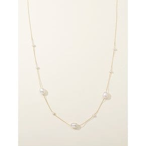 Freshwater Pearl Floating Necklace