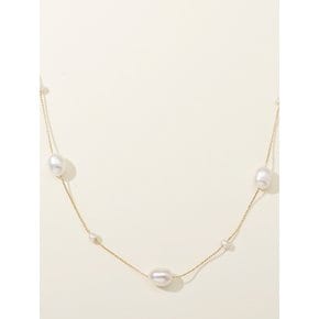 Freshwater Pearl Floating Necklace