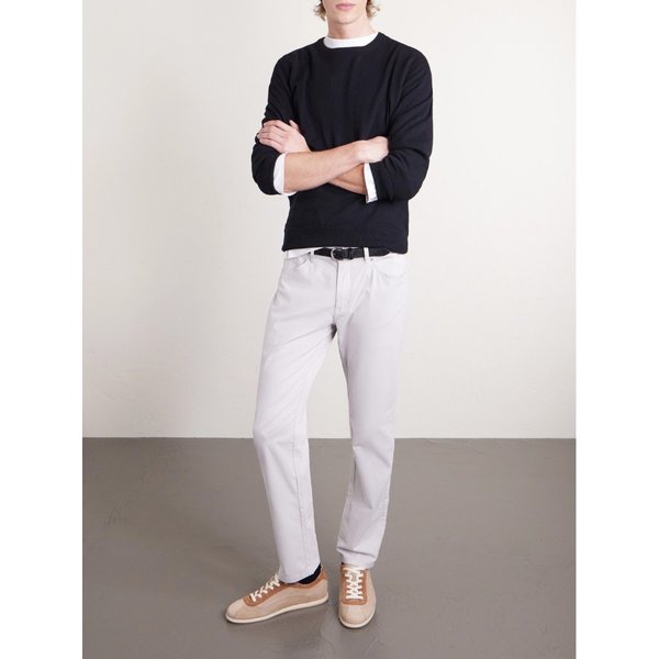 피터 밀러 시그니처 스트레이트 코튼 블렌드 새틴 팬츠 46376663163005971