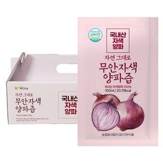  자연그대로 무안자색양파즙 100ml x 140팩