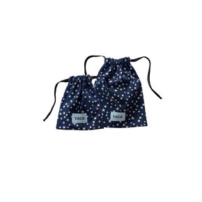 STAR STRING POUCH (NAVY)