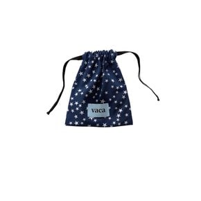 STAR STRING POUCH (NAVY)