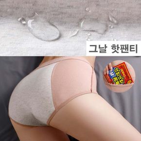 따듯한 핫팩 주머니 포켓 팬티 방수패드 월경 속옷 X ( 2매입 )