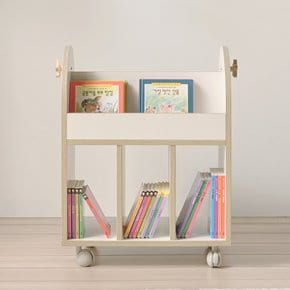 포포 2단 이동식 책장