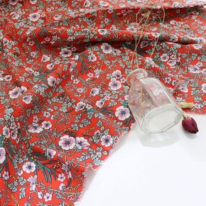 SOKOOB  Fabric  채송화  Rose Moss  패턴 코튼