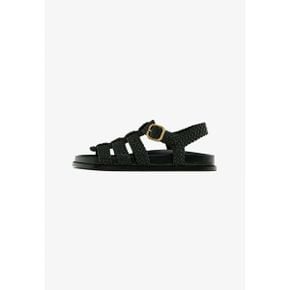 4564637 Massimo Dutti WITH BUCKLE - Walking sandals black
