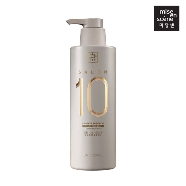 살롱10 단백질 샴푸 (극손상) 500ml 1개