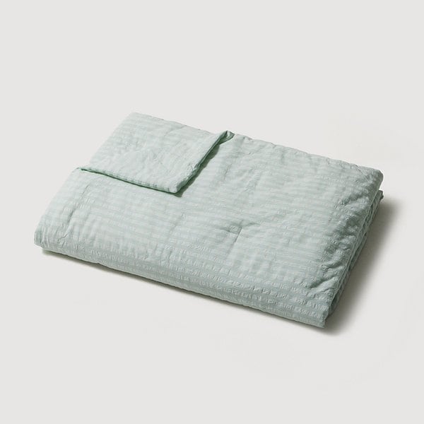 코튼 블렌디드 서커 차렵이불 SS 라이트민트 J606202001145