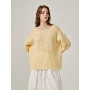 Mohair knit (Yellow)