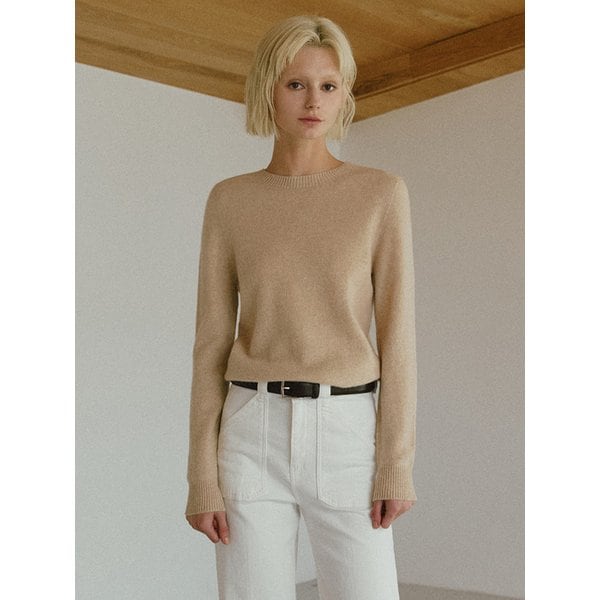 베이직 울100 라운드 니트 [10COL]