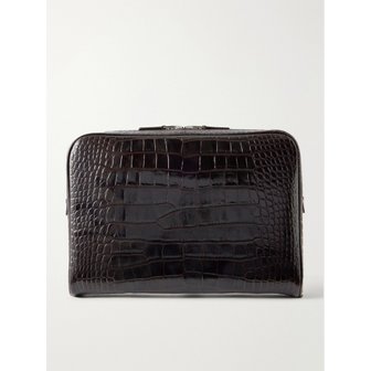 톰포드 크록 엠보스드 가죽 파우치 46376663162998066