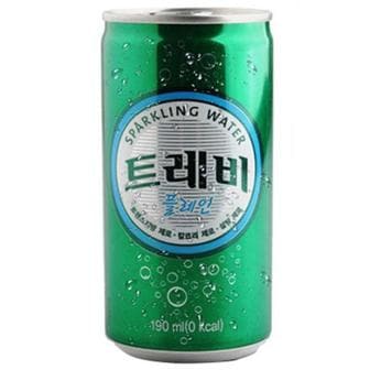  롯데칠성 트레비 플레인 190ml 30캔 탄산수