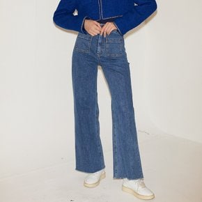 Wide Denim Pants