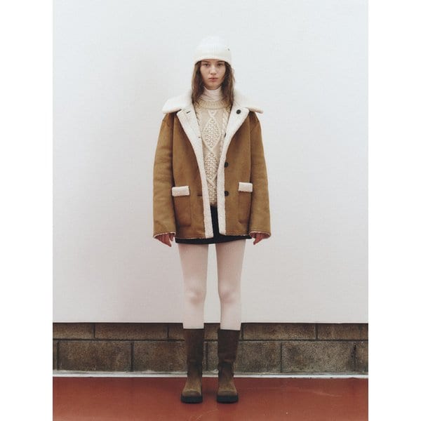 REVERSIBLE SUEDE MUSTANG_CAMEL