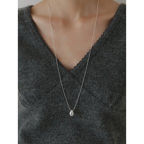 [23차 리오더] Bold drop necklace